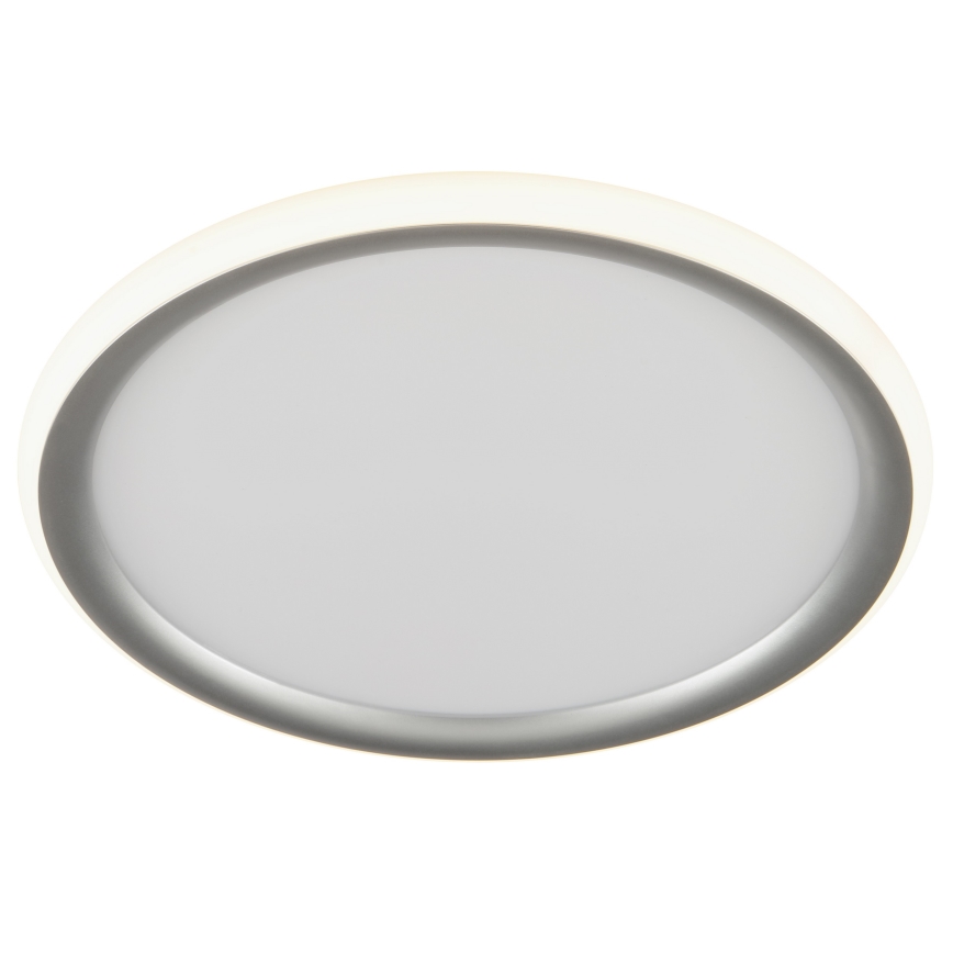 Brilliant - Dimbare LED-plafondlamp CARLOZ LED/16W/230V Ø 30 cm wit/grijs