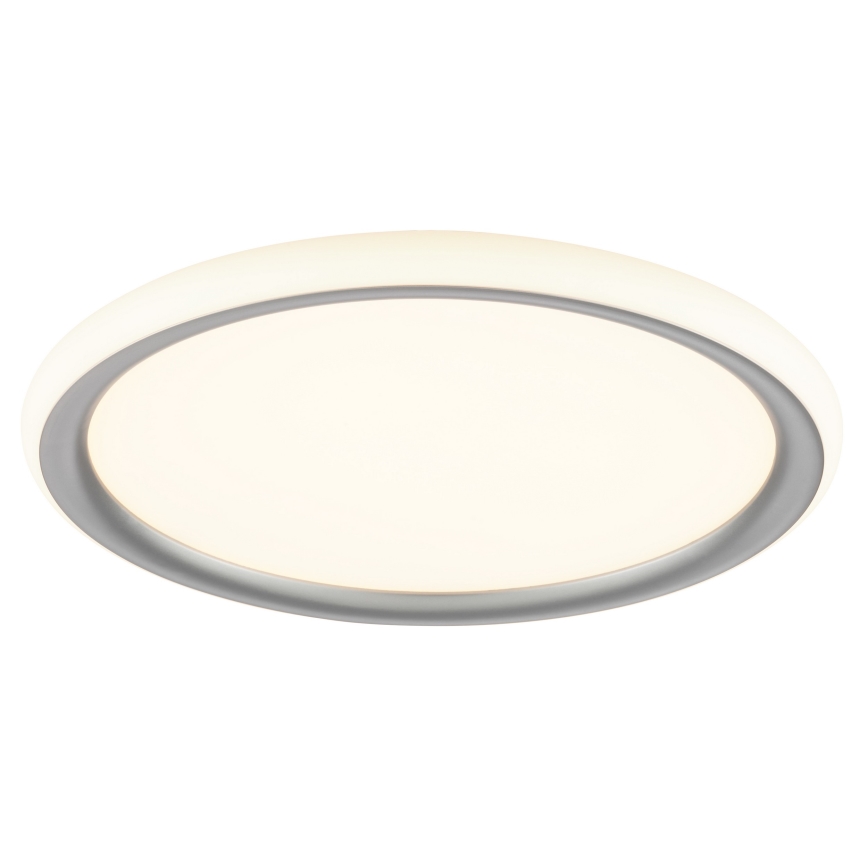 Brilliant - Dimbare LED-plafondlamp CARLOZ LED/16W/230V Ø 30 cm wit/grijs