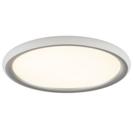 Brilliant - Dimbare LED-plafondlamp CARLOZ LED/16W/230V Ø 30 cm wit/grijs