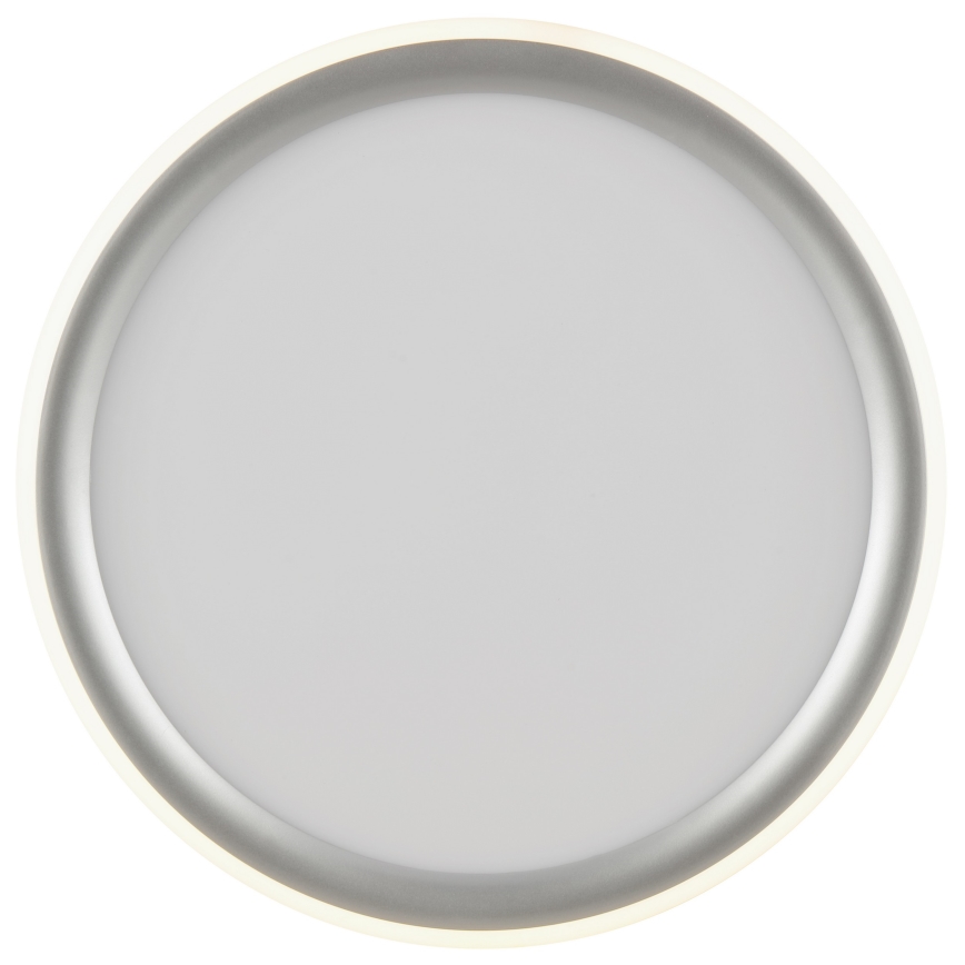 Brilliant - Dimbare LED-plafondlamp CARLOZ LED/16W/230V Ø 30 cm wit/grijs