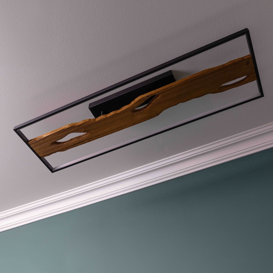 Brilliant - Dimbare LED plafondlamp CHAUMONT LED/48W/230V rubber vijg