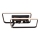Brilliant - Dimbare LED plafondlamp DALIDA LED/54W/230V 3000-6500K 45,2x66 cm zwart + afstandsbediening