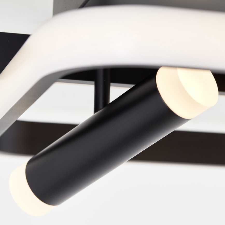 Brilliant - Dimbare LED plafondlamp DALIDA LED/54W/230V 3000-6500K 45,2x66 cm zwart + afstandsbediening
