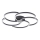 Brilliant - Dimbare LED Plafondlamp FICO LED/32W/230V diameter 57 cm zwart