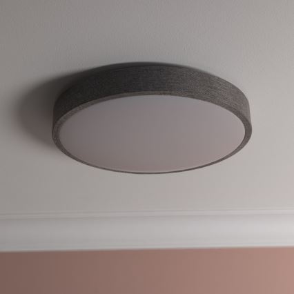 Brilliant - Dimbare LED Plafondlamp FILIZ LED/24W/230V diameter 38,5 cm grijs