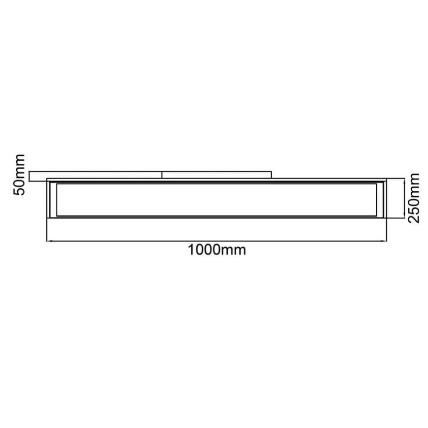 Brilliant - Dimbare LED Plafondlamp FLAT LED/32W/230V 2700-6500K + afstandsbediening