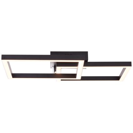 Brilliant - Dimbare LED plafondlamp KJORN LED/32W/230V 3000K zwart
