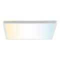 Brilliant - Dimbare LED-plafondlamp LUMARO LED/18W/230V 3000-6500K 29,3x29,3 cm wit + afstandsbediening
