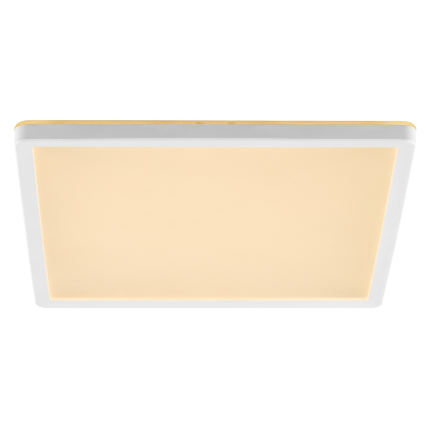 Brilliant - Dimbare LED-plafondlamp LUMARO LED/18W/230V 3000-6500K 29,3x29,3 cm wit + afstandsbediening