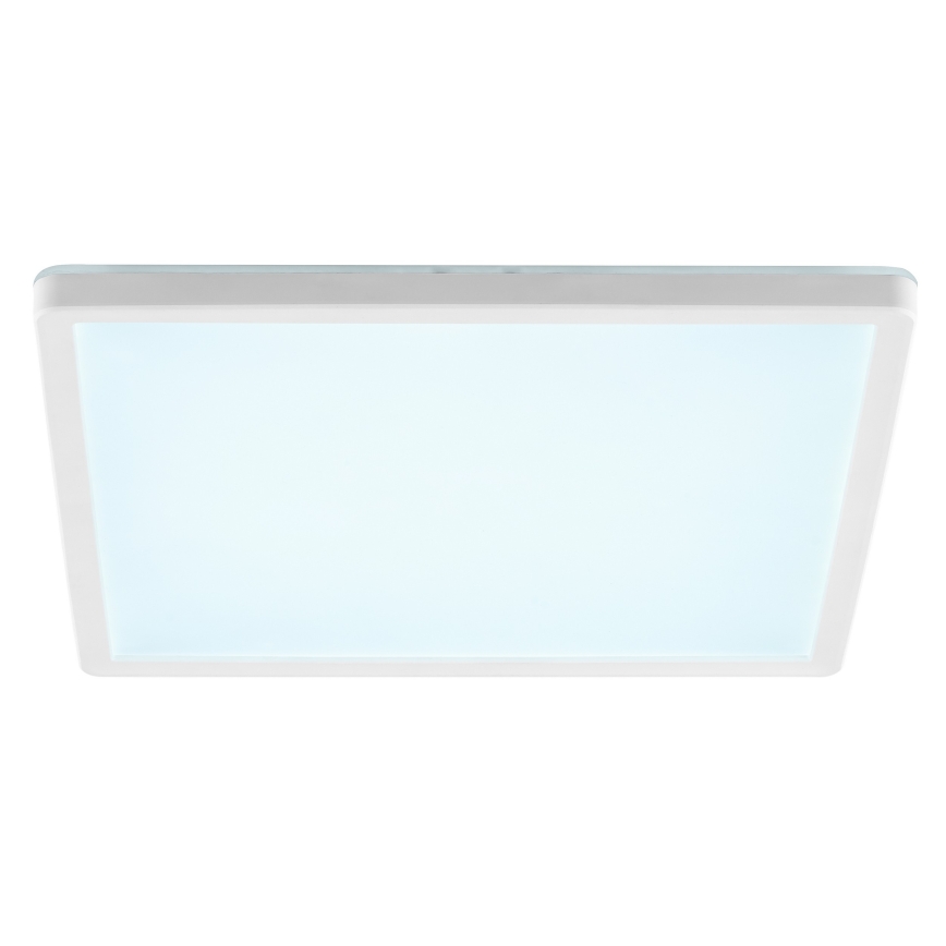 Brilliant - Dimbare LED-plafondlamp LUMARO LED/18W/230V 3000-6500K 29,3x29,3 cm wit + afstandsbediening