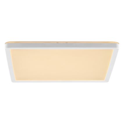 Brilliant - Dimbare LED-plafondlamp LUMARO LED/18W/230V 3000-6500K 29,3x29,3 cm wit + afstandsbediening