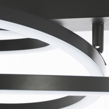 Brilliant - Dimbare LED Plafondlamp PEDLEY LED/36W/230V Zwart