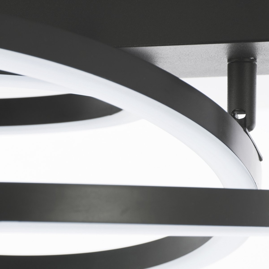 Brilliant - Dimbare LED Plafondlamp PEDLEY LED/36W/230V Zwart