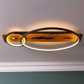 Brilliant - Dimbare LED-plafondlamp PIRUS LED/30W/230V 30x70 cm rubberhout