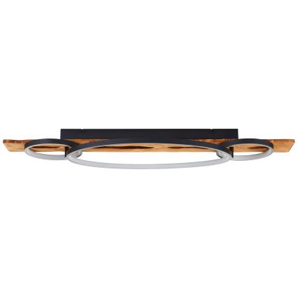 Brilliant - Dimbare LED-plafondlamp PIRUS LED/40W/230V 30x90 cm rubberhout