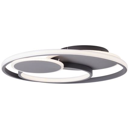 Brilliant - Dimbare LED Plafondlamp RUNDA LED/50W/230V 3000-6500K zwart + afstandsbediening