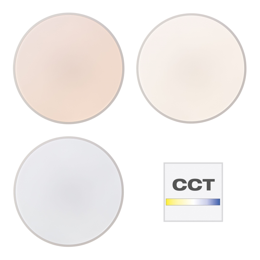 Brilliant - SLIMLINE dimbare LED-plafondlamp LED/60W/230V 3000-6500K Ø 49 cm wit + afstandsbediening