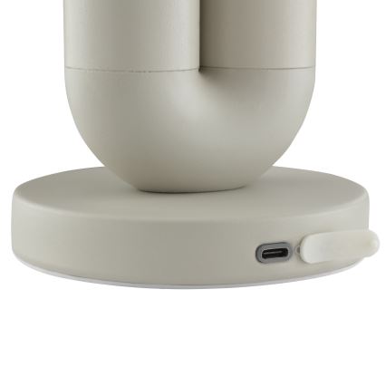 Brilliant - SAYU LED dimbare oplaadbare tafellamp voor buiten met aanraakbediening LED/2,5W/5V 2700K 2600 mAh IP44 grijs