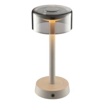 Brilliant - Dimbare oplaadbare LED-tafellamp voor buiten met aanraakbediening RAZOR LED/2,5W/5V 2700K 2600 mAh IP44 grijs