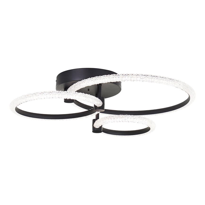 Brilliant - Dimbare plafondlamp AYDIN LED/34W/230V 3000-6500K zwart + afstandsbediening