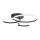Brilliant - Dimbare plafondlamp AYDIN LED/34W/230V 3000-6500K zwart + afstandsbediening