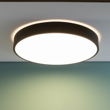 Brilliant - Dimbare plafondlamp SLIMLINE LED/60W/230V 3000-6500K Ø 49 cm zwart + afstandsbediening