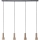Brilliant - Hanglamp aan een koord CADIZ 4xGU10/10W/230V brons