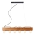 Brilliant - Hanglamp aan een koord CALANDRA 6xE27/42W/230V grenen
