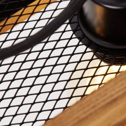 Brilliant - Hanglamp aan een koord CALANDRA 6xE27/42W/230V grenen