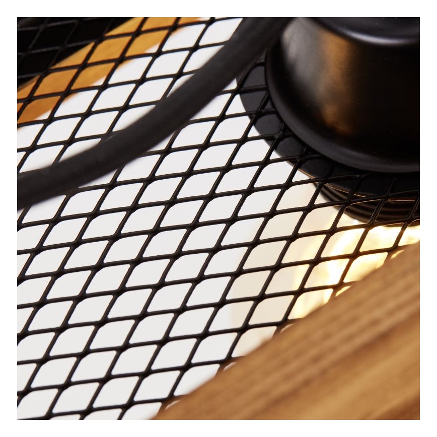 Brilliant - Hanglamp aan een koord CALANDRA 6xE27/42W/230V grenen