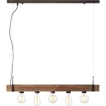 Brilliant - Hanglamp aan een koord WOODHILL 5xE27/30W/230V - FSC gecertificeerd