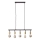 Brilliant - Hanglamp aan kabel 5xE27/28W/230V zwart/messing