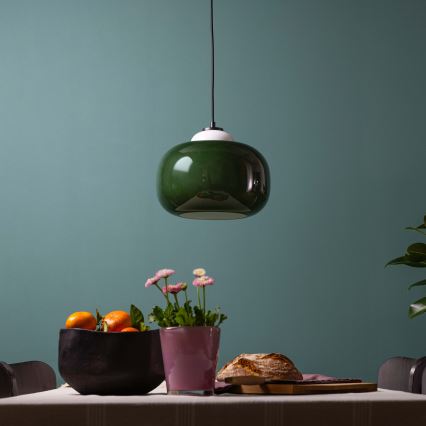 Brilliant - Hanglamp aan snoer BLOP 1xE27/60W/230V groen