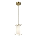 Brilliant - Hanglamp aan snoer DOLLY 1xE27/20W/230V goudkleurig