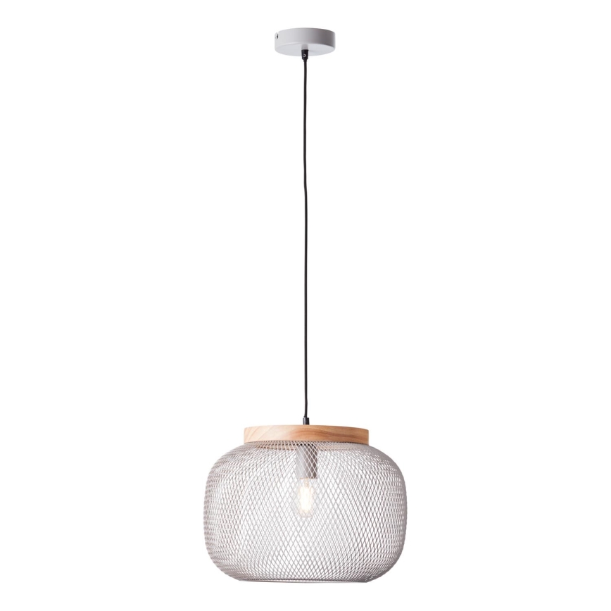 Brilliant - Hanglamp met kabel GIADA 1xE27/40W/230V Ø 39 cm grijs