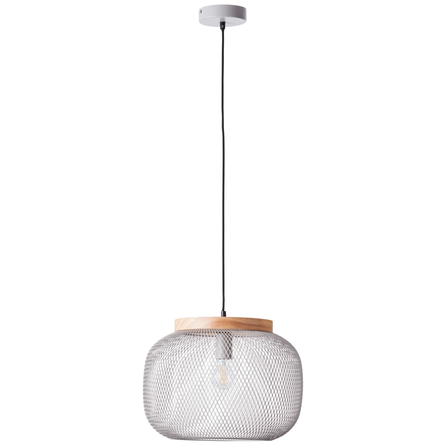 Brilliant - Hanglamp met kabel GIADA 1xE27/40W/230V Ø 39 cm grijs