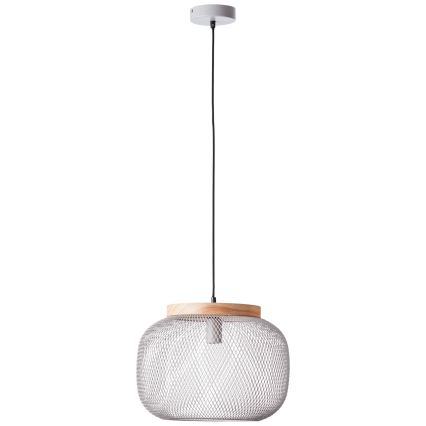 Brilliant - Hanglamp met kabel GIADA 1xE27/40W/230V Ø 39 cm grijs
