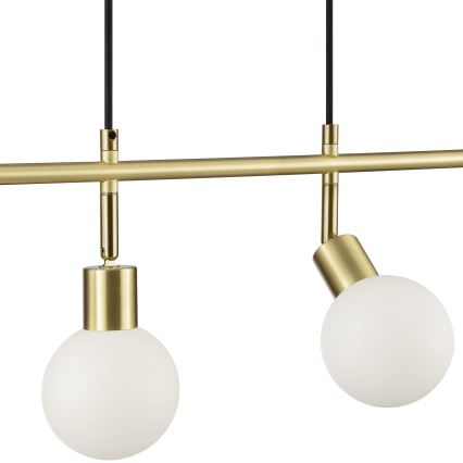 Brilliant - Hanglamp met kabel JORGE 4xG9/10W/230V messing