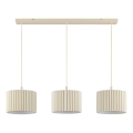 Brilliant - Hanglamp met kabel VELIN 3xE27/20W/230V crème