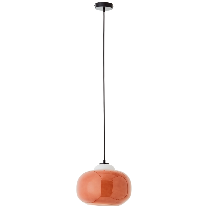 Brilliant - Hanglamp met snoer BLOP 1xE27/60W/230V oranje