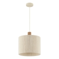 Brilliant - Kabelhanglamp ARLO 1xE27/20W/230V Ø 35 cm crèmekleurig