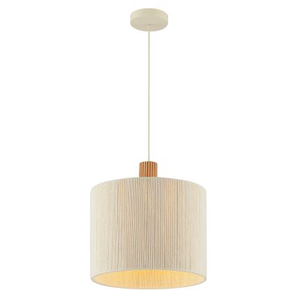 Brilliant - Kabelhanglamp ARLO 1xE27/20W/230V Ø 35 cm crèmekleurig