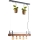 Brilliant - Kroonluchter aan kabel BANKWOOD 5xE27/28W/230V