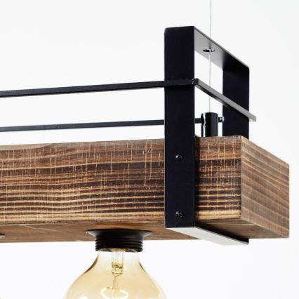 Brilliant - Kroonluchter aan kabel BANKWOOD 5xE27/28W/230V