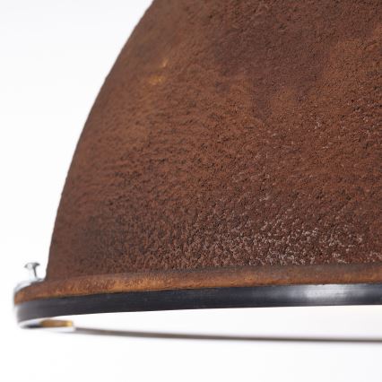 Brilliant - Kroonluchter met ketting JESPER GLAS 1xE27/60W/230V koperen