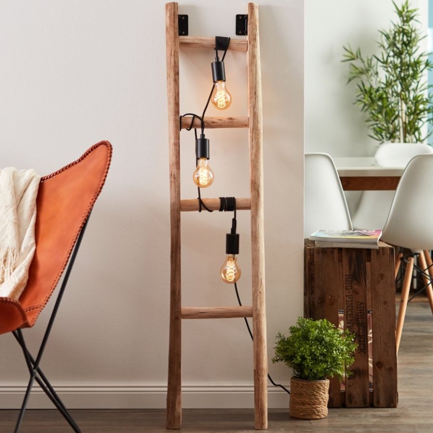 Brilliant - Lampadaire LADDER 3xE27/42W/230V - FSC certifié