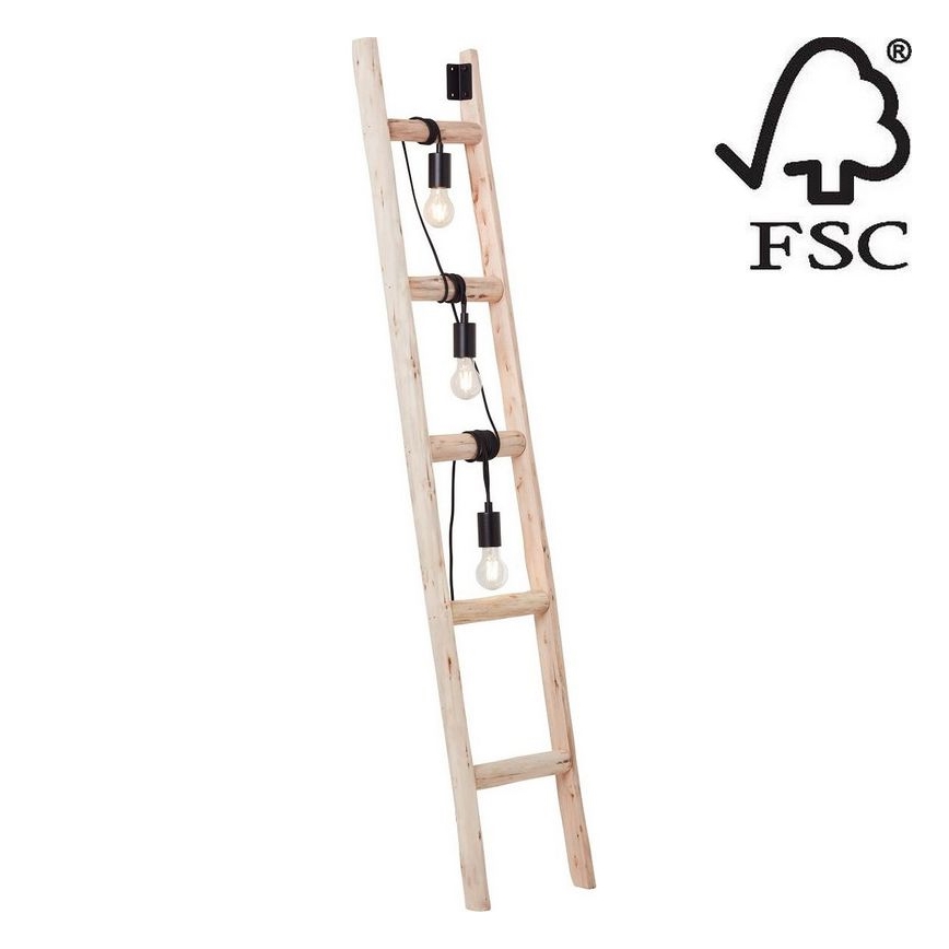 Brilliant - Lampadaire LADDER 3xE27/42W/230V - FSC certifié