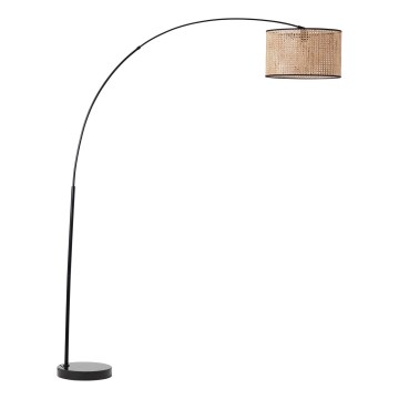 Brilliant - Lampadaire WILEY 1xE27/60W/230V noir/beige