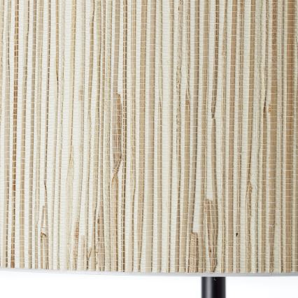 Brilliant - Lampadaire WIMEA 1xE27/52W/230V noir/beige