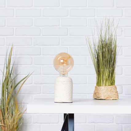 Brilliant - Lampe de table CARDU 1xE27/40W/230V beige